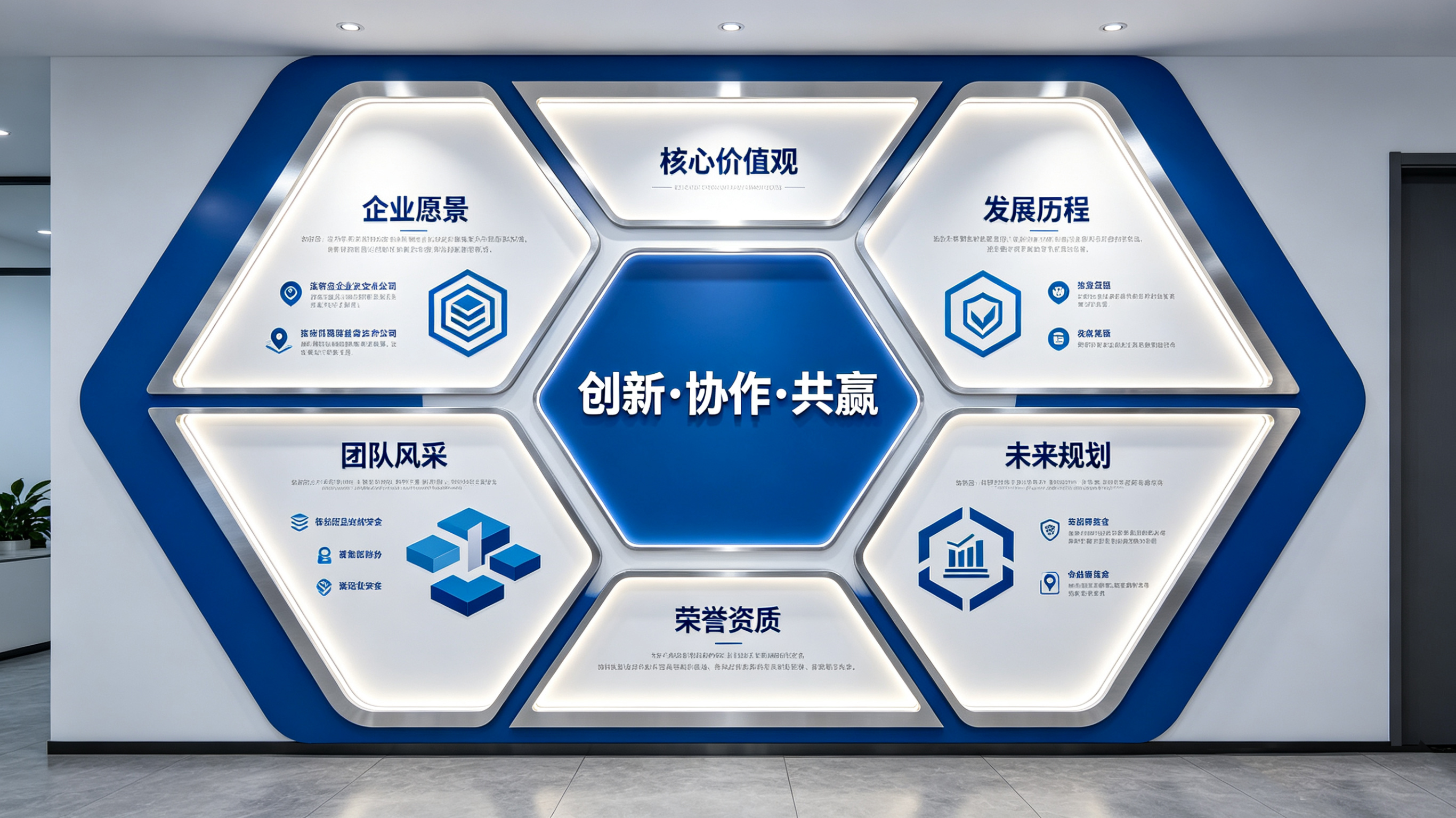  祁门企业文化墙六边形避坑指南（新手常犯5个错误）